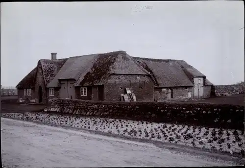 Foto Insel Sylt Nordfriesland, Friesenhaus, Reetdachhaus, Gehöft 1900