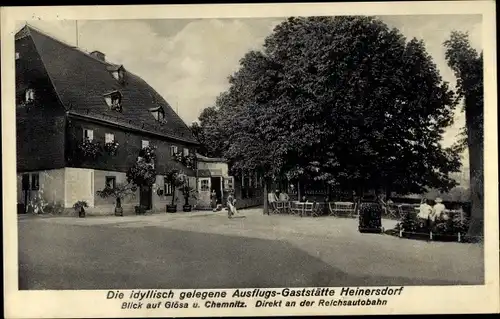 Ak Borna Heinersdorf Chemnitz in Sachsen, Gaststätte Heinersdorf