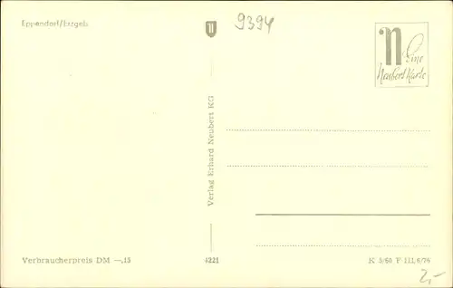 Ak Eppendorf in Sachsen, Panorama