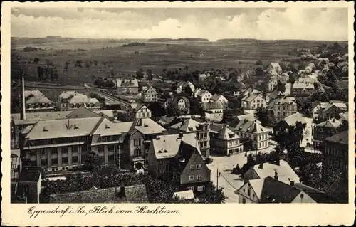 Ak Eppendorf in Sachsen, Blick vom Kirchturm