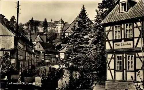 Ak Stolberg im Harz, FDGB-Erholungsheim Comenius, Haus Ehrenberg