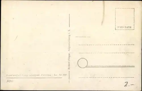 Ak Augustusburg im Erzgebirge, Panorama mit Hohenfichte