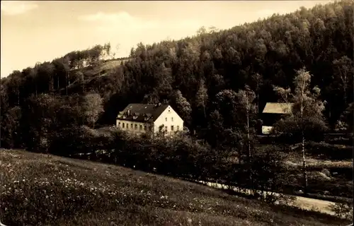 Ak Wolkenstein im Erzgebirge, Ferienheim Waldmühle