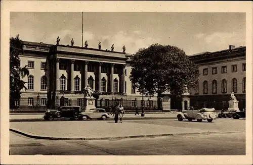 Ak Berlin Mitte, Universität, Unter den Linden