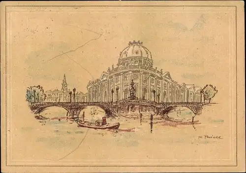 Künstler Ak Berlin Mitte, Museum