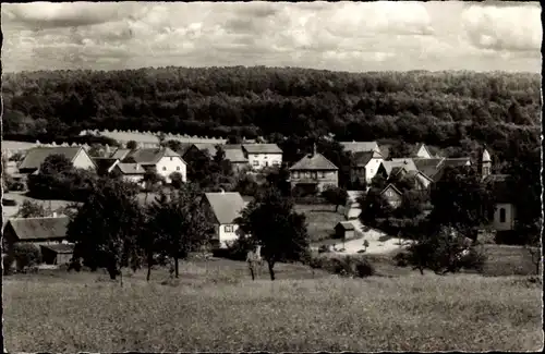 Ak Hesselbach Oberzent im Odenwald, Panorama, Gasthaus Drei Lilien