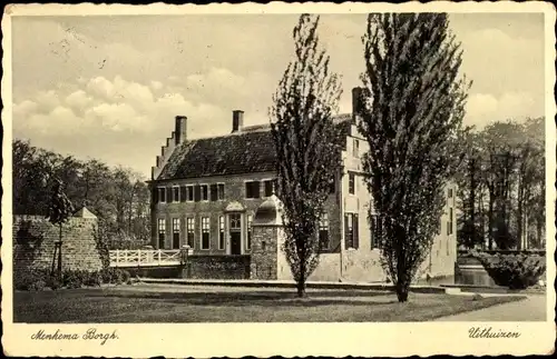 Ak Uithuizen Groningen Niederlande, Menkemaborg