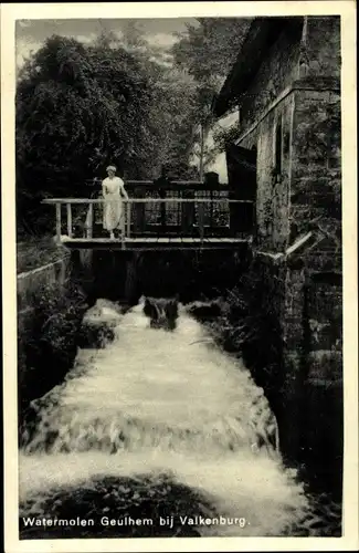 Ak Geulem Houthem Limburg Niederlande, Watermolen