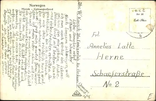 Ak Merok Geiranger Norwegen, Geirangerfjord