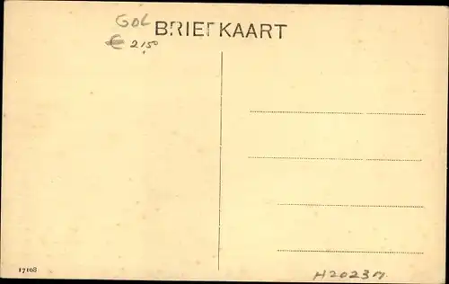 Ak Randwijk Gelderland Niederlande, Dorpstraat, Kerkstraat met openbare school, Kolonialwaren