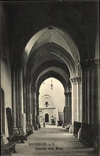 Ak Naumburg an der Saale, Inneres vom Dom