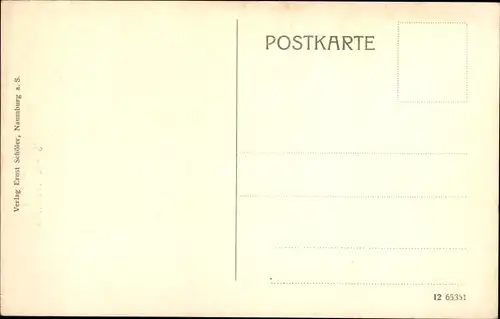 Ak Naumburg an der Saale, Inneres vom Dom