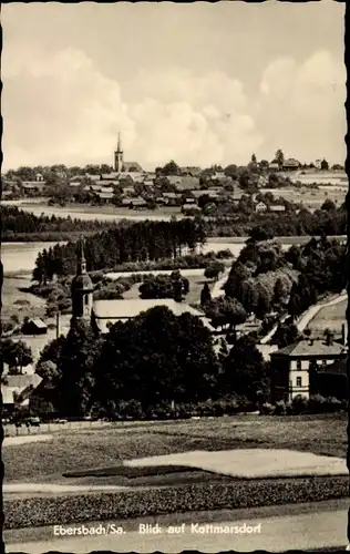 Ak Ebersbach in Sachsen Oberlausitz, Blick auf Kottmarsdorf