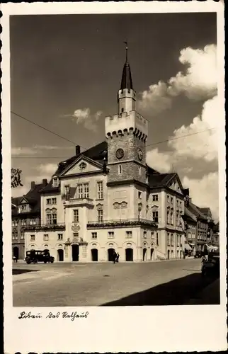 Ak Löbau in Sachsen, Ansicht vom Rathaus, Vorderseite