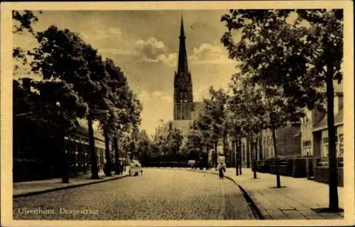 Ak Ulvenhout Nordbrabant Niederlande, Dorpsstraat