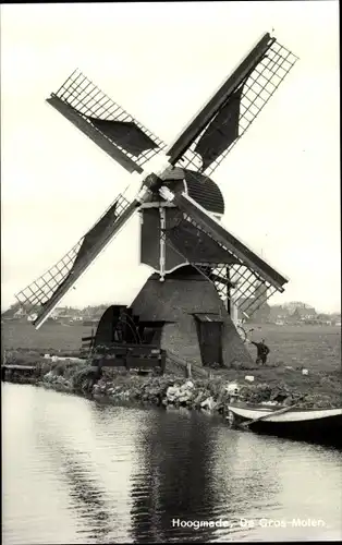 Ak Hoogmade Südholland, De Gros Molen