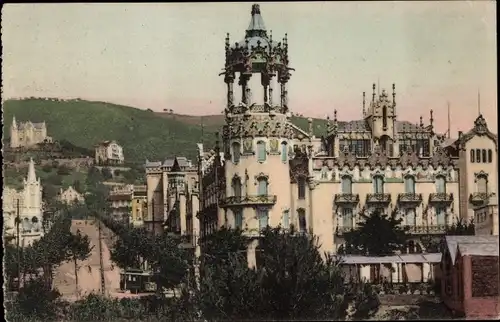 Ak Barcelona Katalonien Spanien, Avenida del Tibidabo