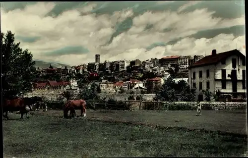 Ak Puigcerda Katalonien, Vista parcial