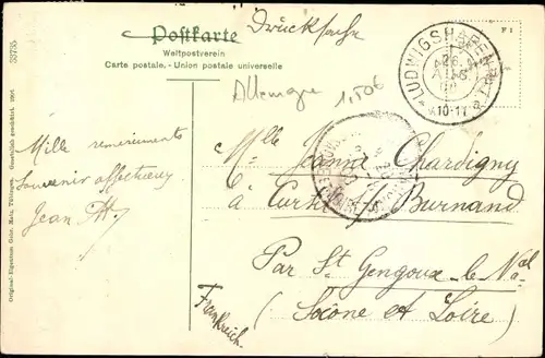 Ak Ludwigshafen am Rhein, Oberes Rheinufer