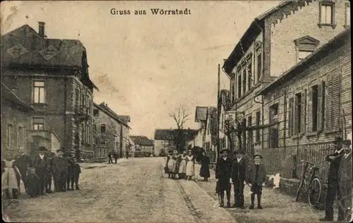 Ak Wörrstadt in Rheinhessen, Straßenpartie