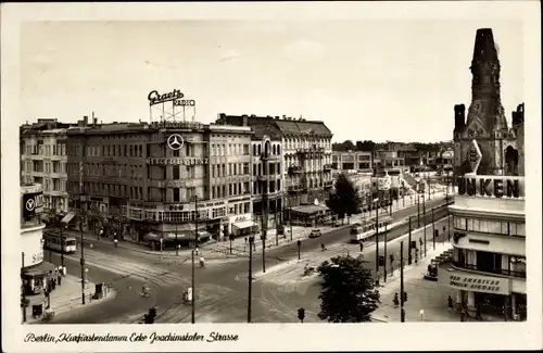 Ak Berlin Charlottenburg, Kurfürstendamm Ecke Joachimstalerstraße, Mercedes Benz