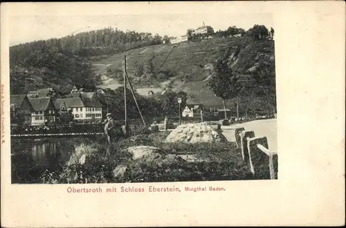 Ak Obertsrot Gernsbach im Schwarzwald, Schloss Eberstein