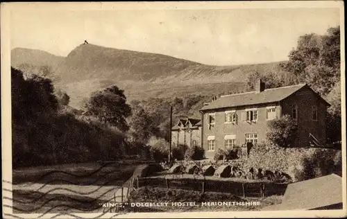 Ak Merionethshire Wales, Kings, Dolgelley Hostel