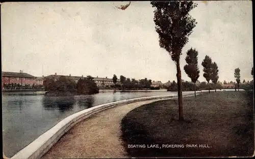 Ak Hull Yorkshire England, Boating Lake, Pickering Park