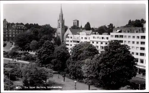 Ak Bournemouth Dorset England, The Upper Gardens