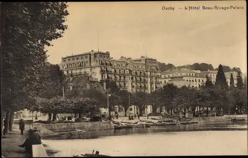 Ak Ouchy Lausanne Kanton Waadt, L'Hôtel Beau Tivage Palace