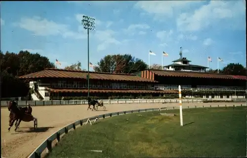 Ak Saratoga Springs New York USA, Saratoga Raceway, harness racing