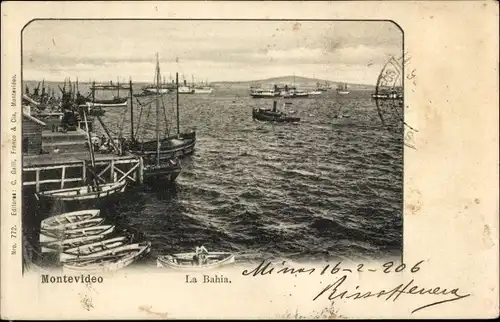 Ak Montevideo Uruguay, La Bahia