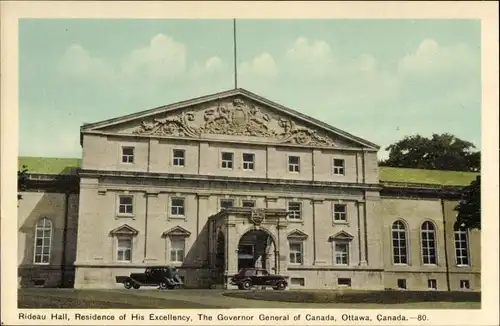 Ak Ottawa Ontario Kanada, Rideau Hall