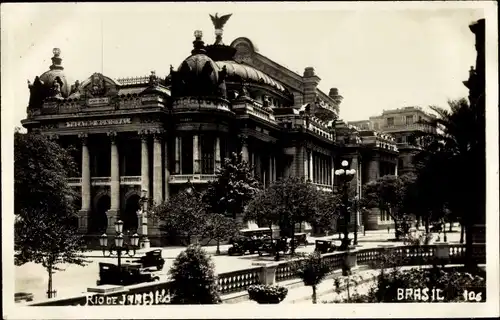 Ak Rio de Janeiro Brasilien, Theater