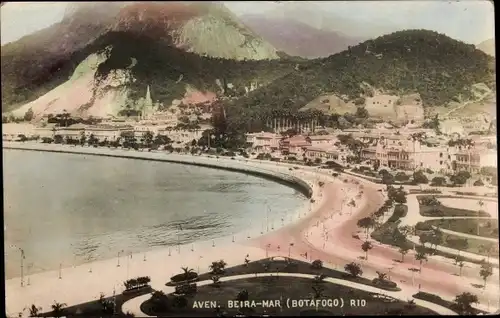 Ak Rio de Janeiro Brasilien, Aven. Beira-Mar