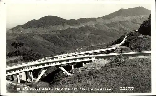 Ak São Paulo Brasilien, Autobahn