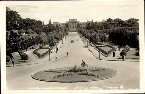 Ak São Paulo Brasilien, Allee zum Museum