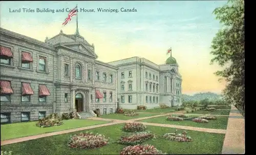 Ak Winnipeg Manitoba Kanada, Land Titles Building and Court House