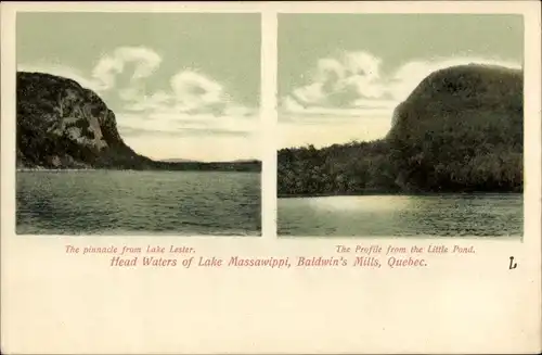 Ak Québec Kanada, Head Waters of Lake Massawippi, Balwin's Mills