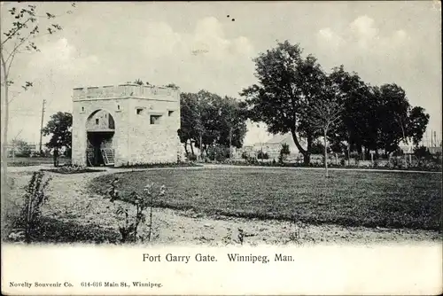 Ak Winnipeg Manitoba Kanada, Fort Garry Gate