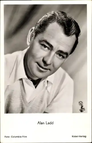 Ak Schauspieler Alan Ladd, Portrait, Film Hölle unter Null