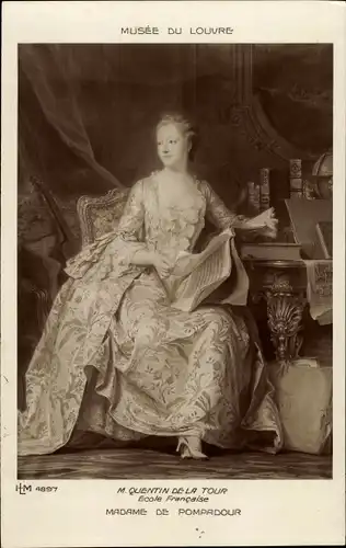 Künstler Ak De la Tour, Quentin, Madame de Pompadour