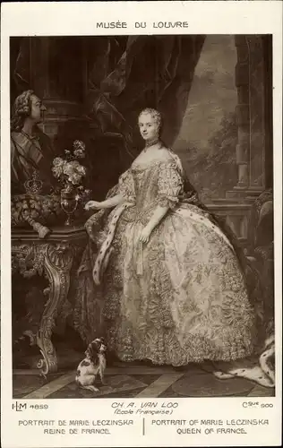 Künstler Ak Van Loo, Marie Leczinska, Reine de France