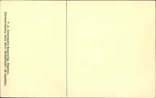 Künstler Ak Rembrandt, Portrait von einem Polen