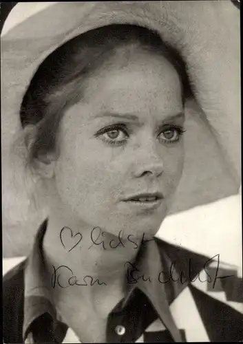 Ak Schauspieler Karin Buchholz, Autogramm