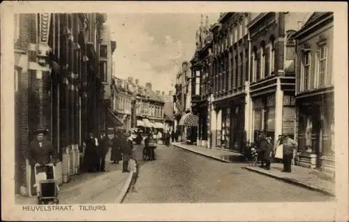 Ak Tilburg Nordbrabant Niederlande, Heuvelstraat