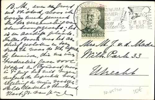 Ak Willemstad Nordbrabant Niederlande, Binnenhaven