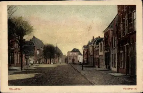 Ak Woudrichem Nordbrabant, Hoogstraat