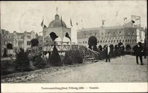 Ak Tilburg Nordbrabant Niederlande, Tentoonstelling Stad Tilburg 1909, Venetie