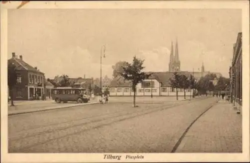 Ak Tilburg Nordbrabant Niederlande, Piusplein